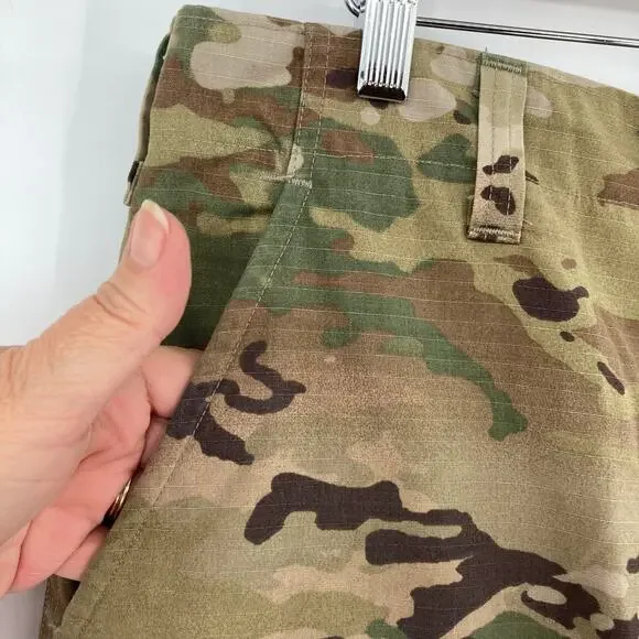 Vintage Camo Green Ripstop Cargo Pants Men’s 34x32 Combat Military Insect Repell